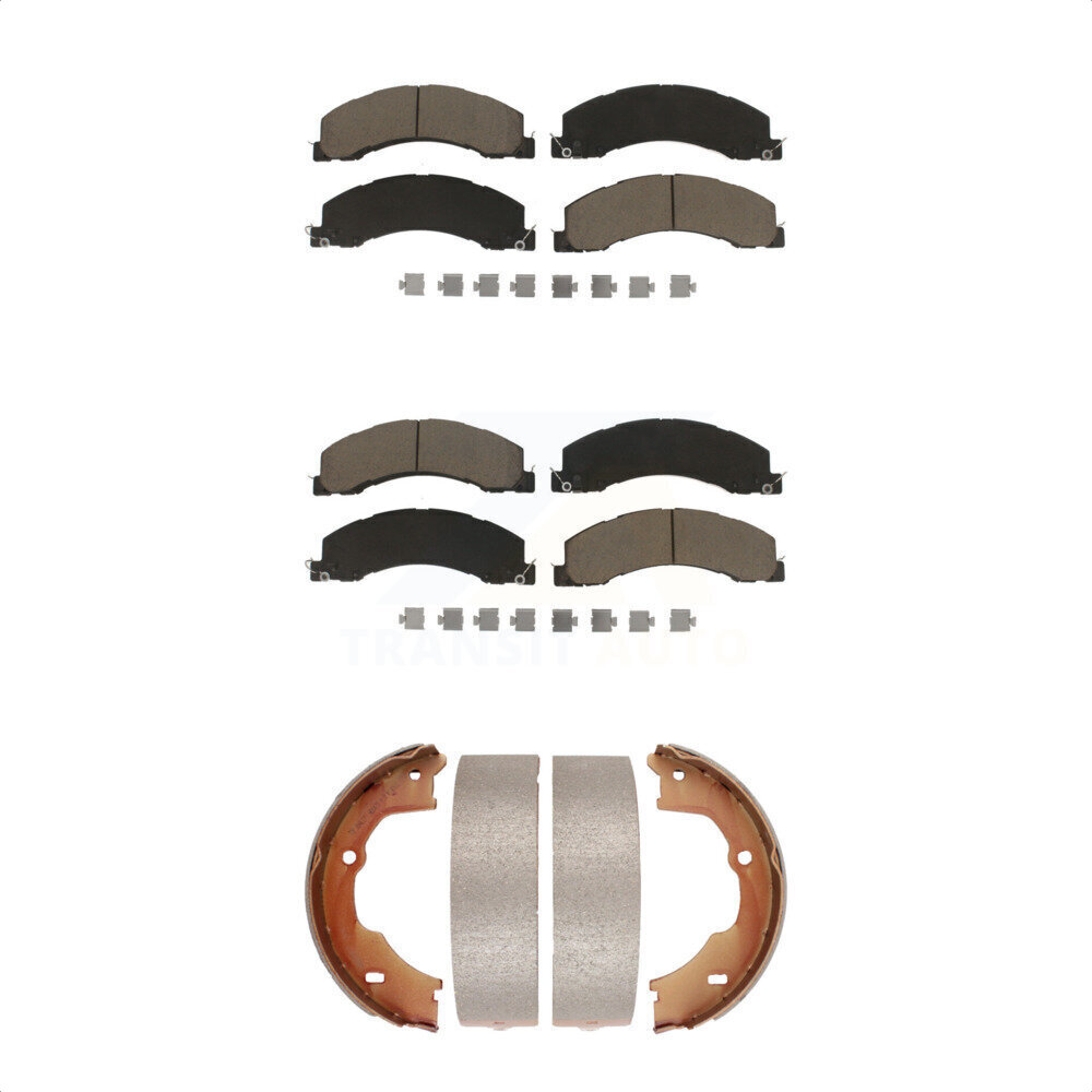 Transit Auto - KCN-100025 - Front and Rear Disc Brake Pad Kits