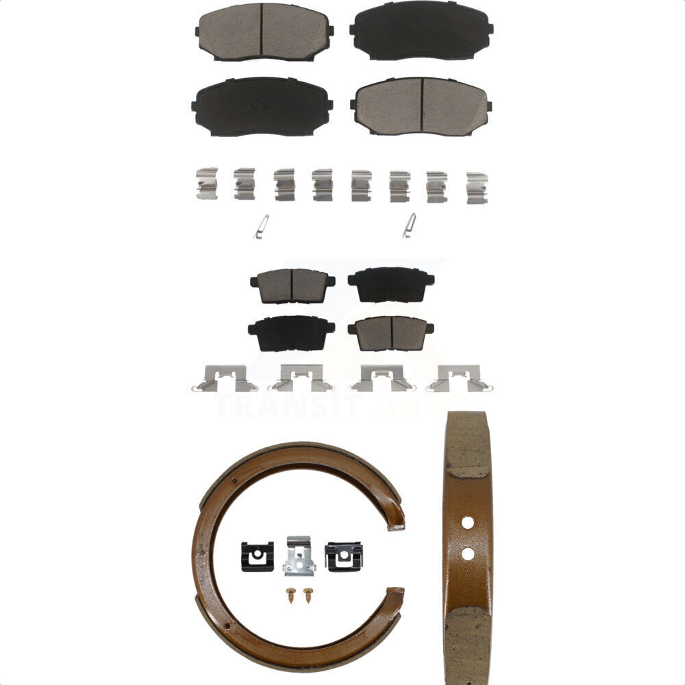 Transit Auto - KCN-100028 - Front and Rear Disc Brake Pad Kits