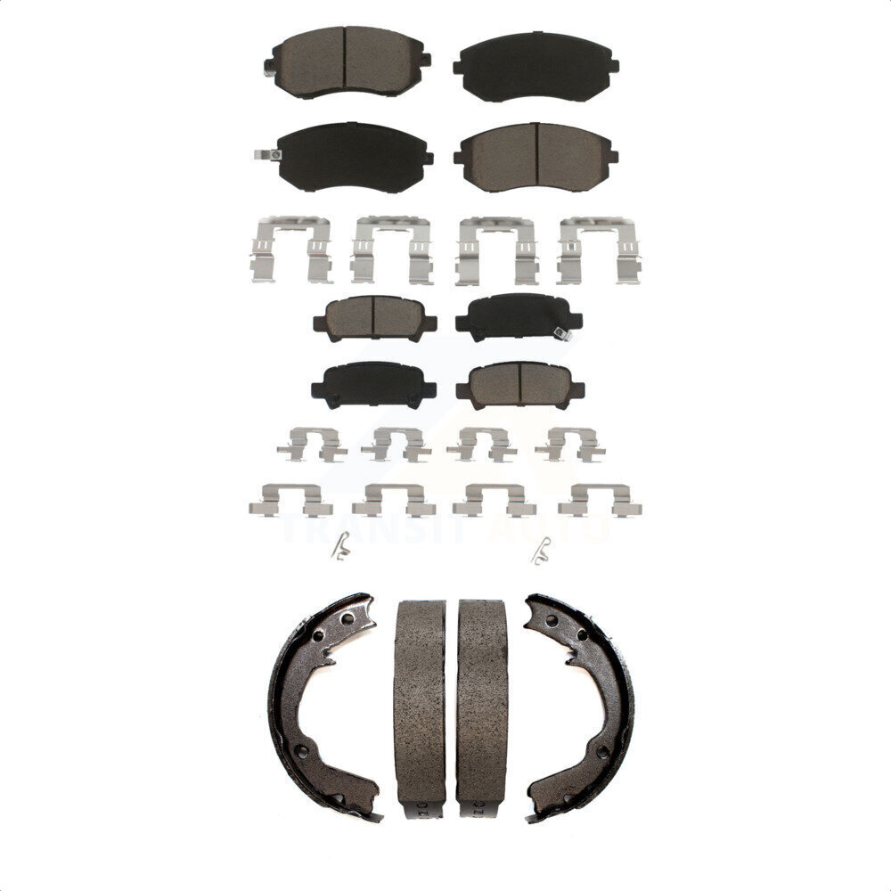Transit Auto - KCN-100031 - Front and Rear Disc Brake Pad Kits