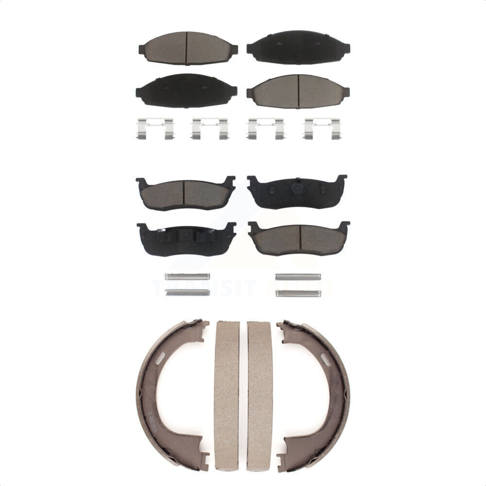 Transit Auto - KCN-100043 - Front and Rear Disc Brake Pad Kits