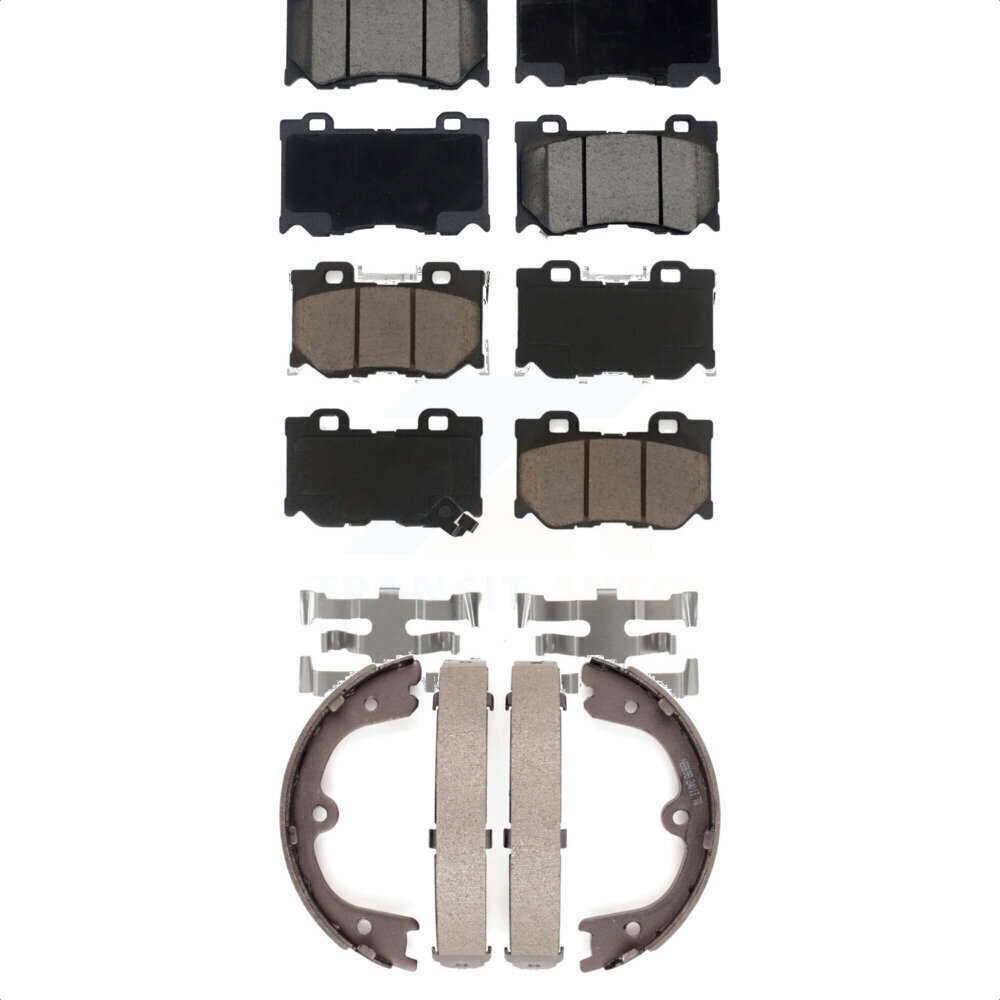 Transit Auto - KCN-100070 - Front and Rear Disc Brake Pad Kits