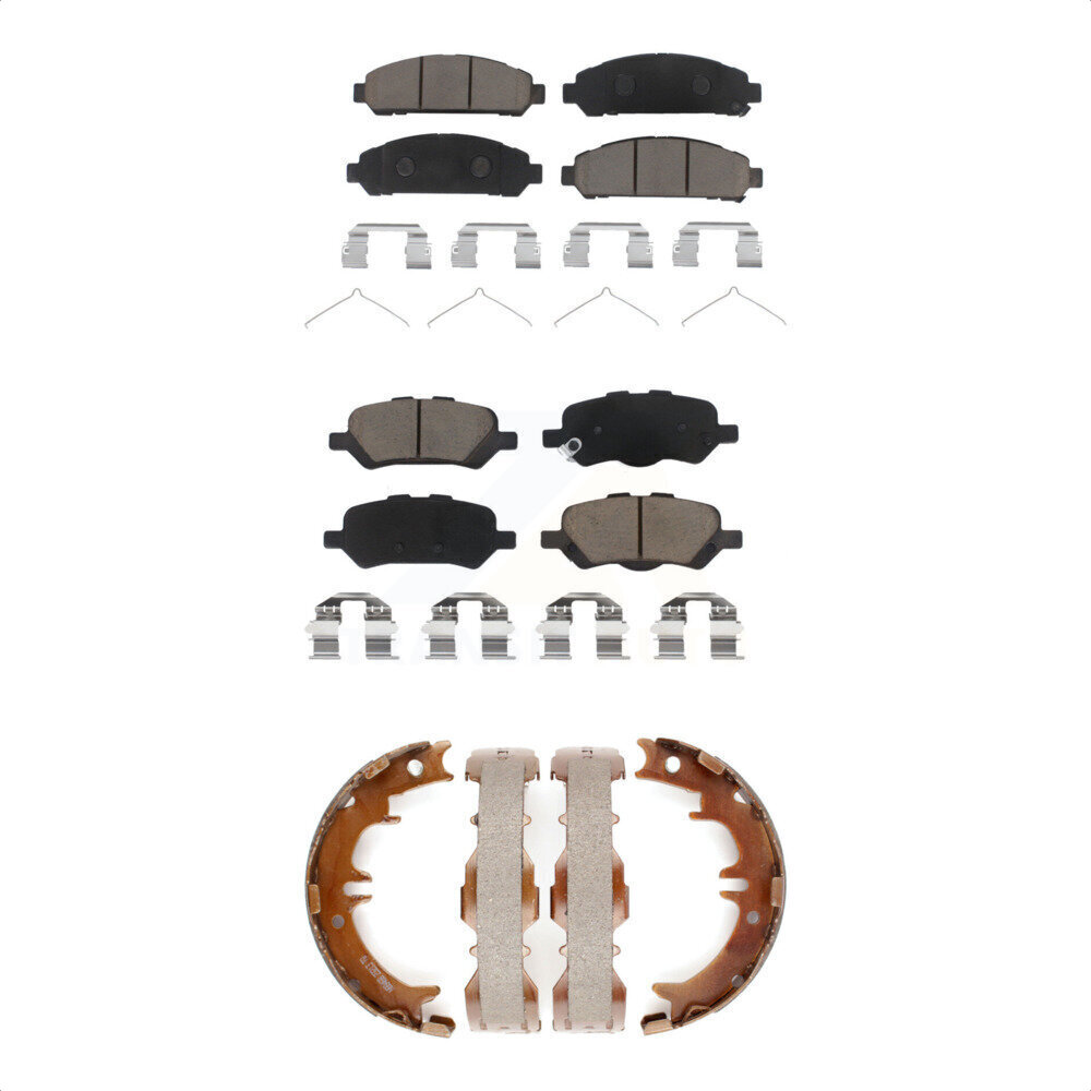 Transit Auto - KCN-100090 - Front and Rear Disc Brake Pad Kits