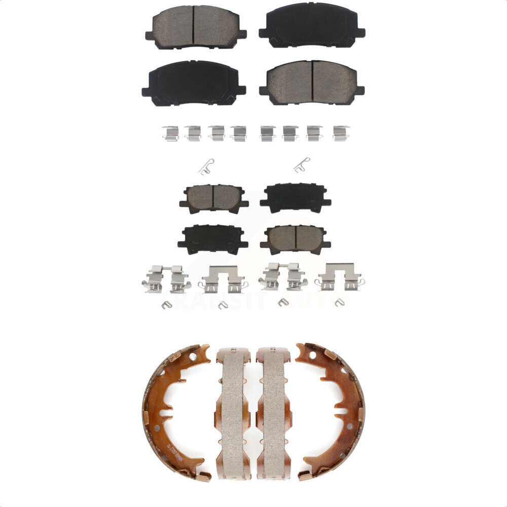 Transit Auto - KCN-100091 - Front and Rear Disc Brake Pad Kits