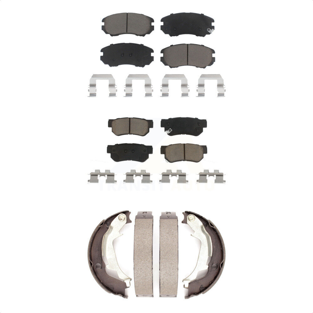 Transit Auto - KCN-100092 - Front and Rear Disc Brake Pad Kits