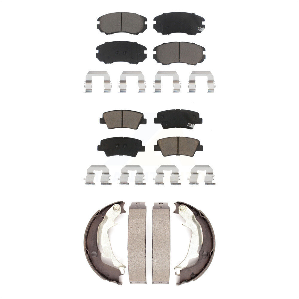 Transit Auto - KCN-100094 - Front and Rear Disc Brake Pad Kits