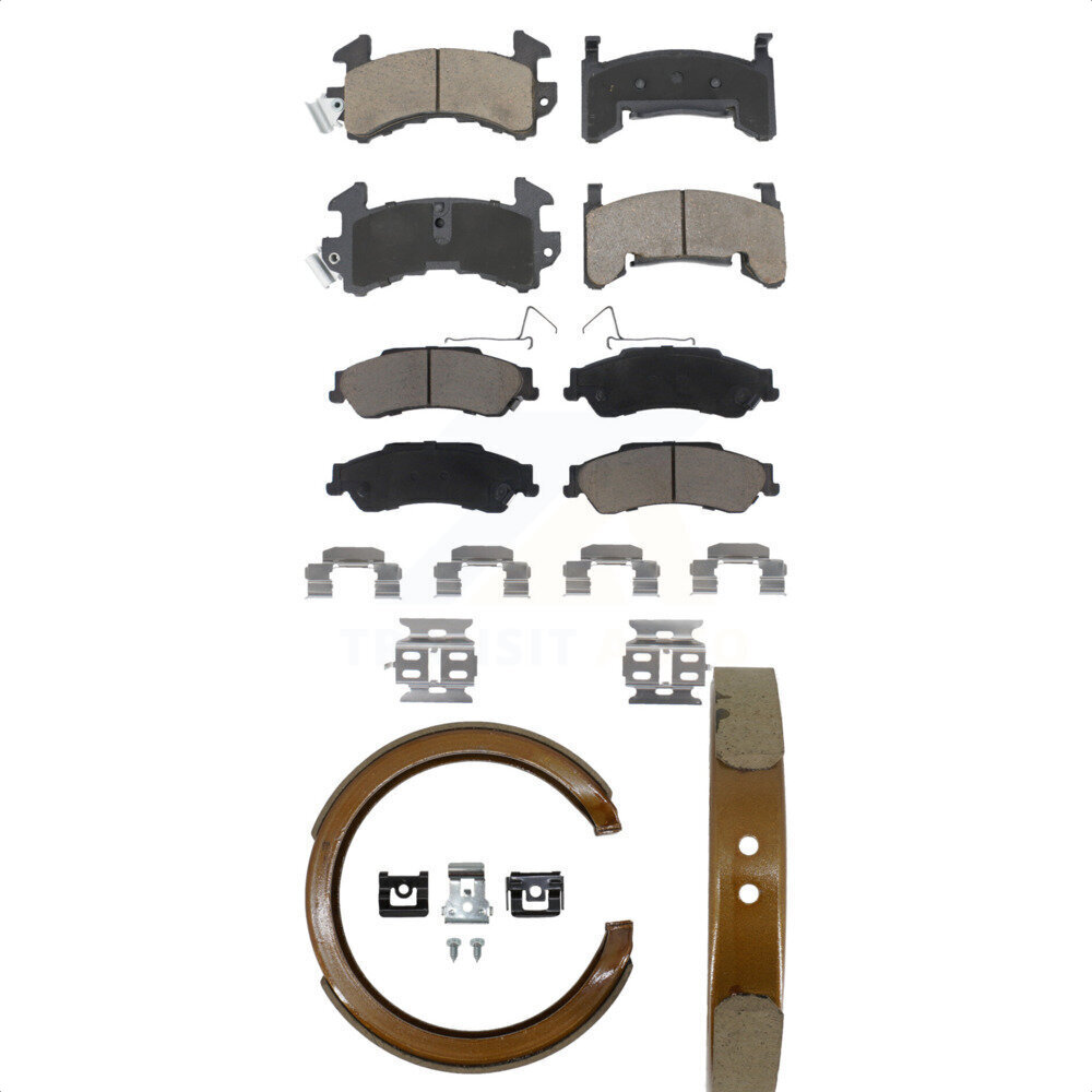 Transit Auto - KCN-100101 - Front and Rear Disc Brake Pad Kits