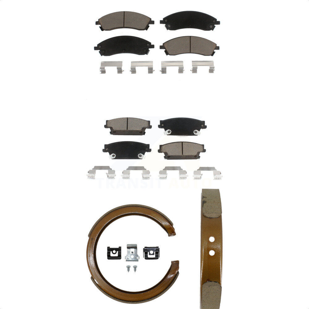 Transit Auto - KCN-100102 - Front and Rear Disc Brake Pad Kits