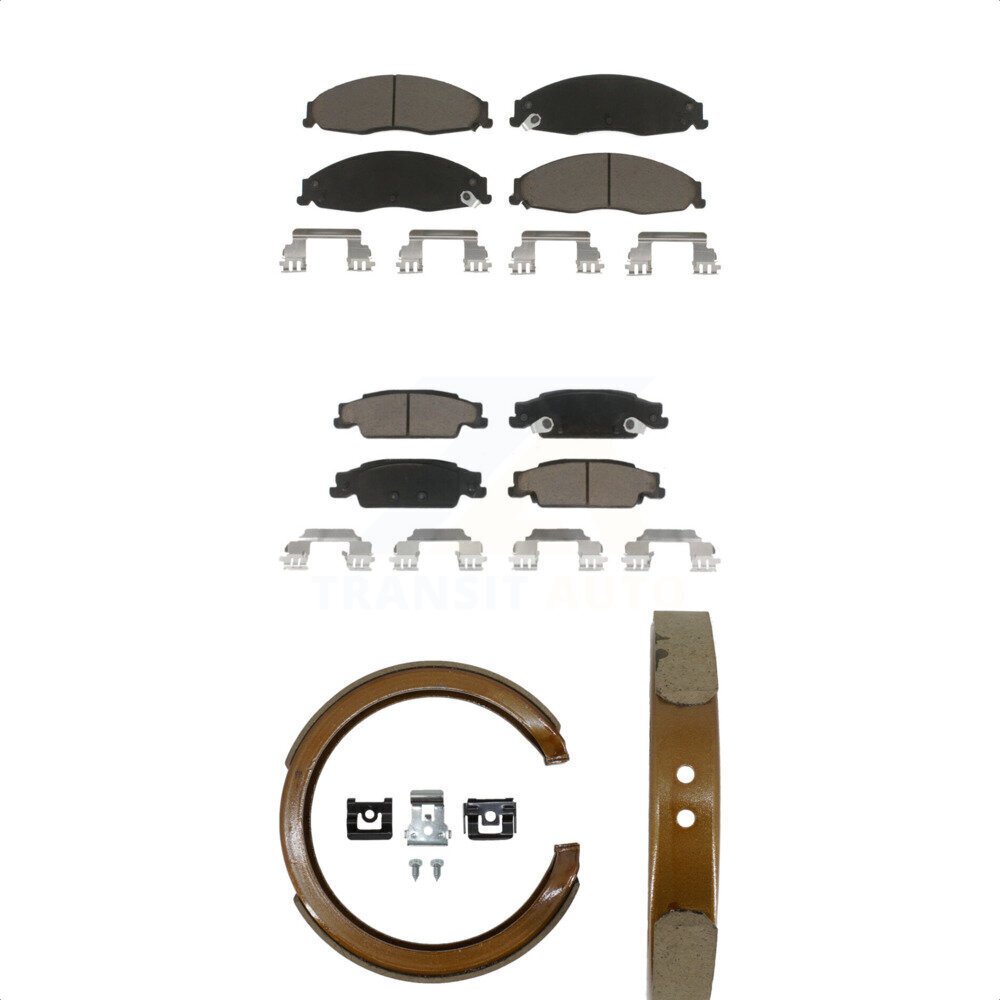 Transit Auto - KCN-100107 - Front and Rear Disc Brake Pad Kits