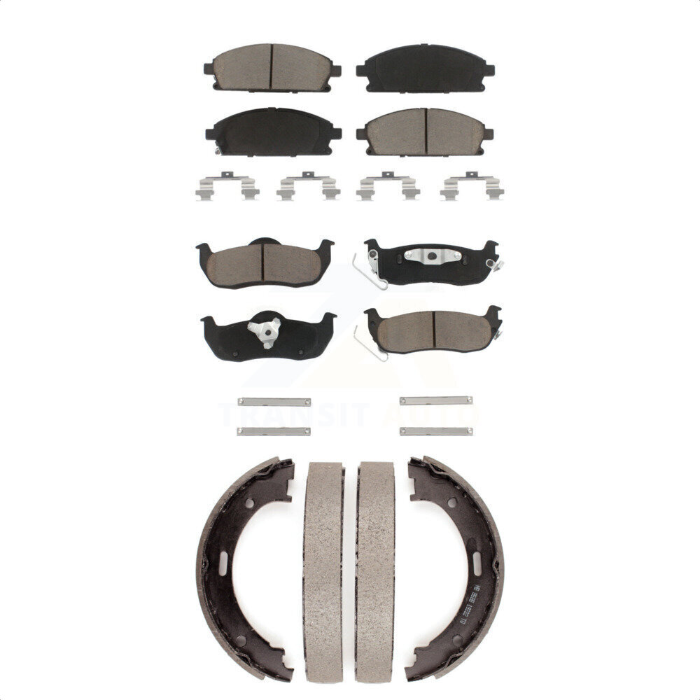 Transit Auto - KCN-100110 - Front and Rear Disc Brake Pad Kits