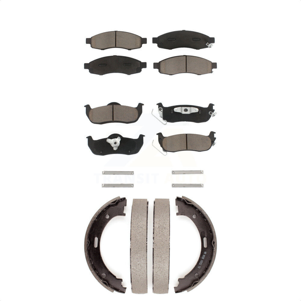 Transit Auto - KCN-100111 - Front and Rear Disc Brake Pad Kits