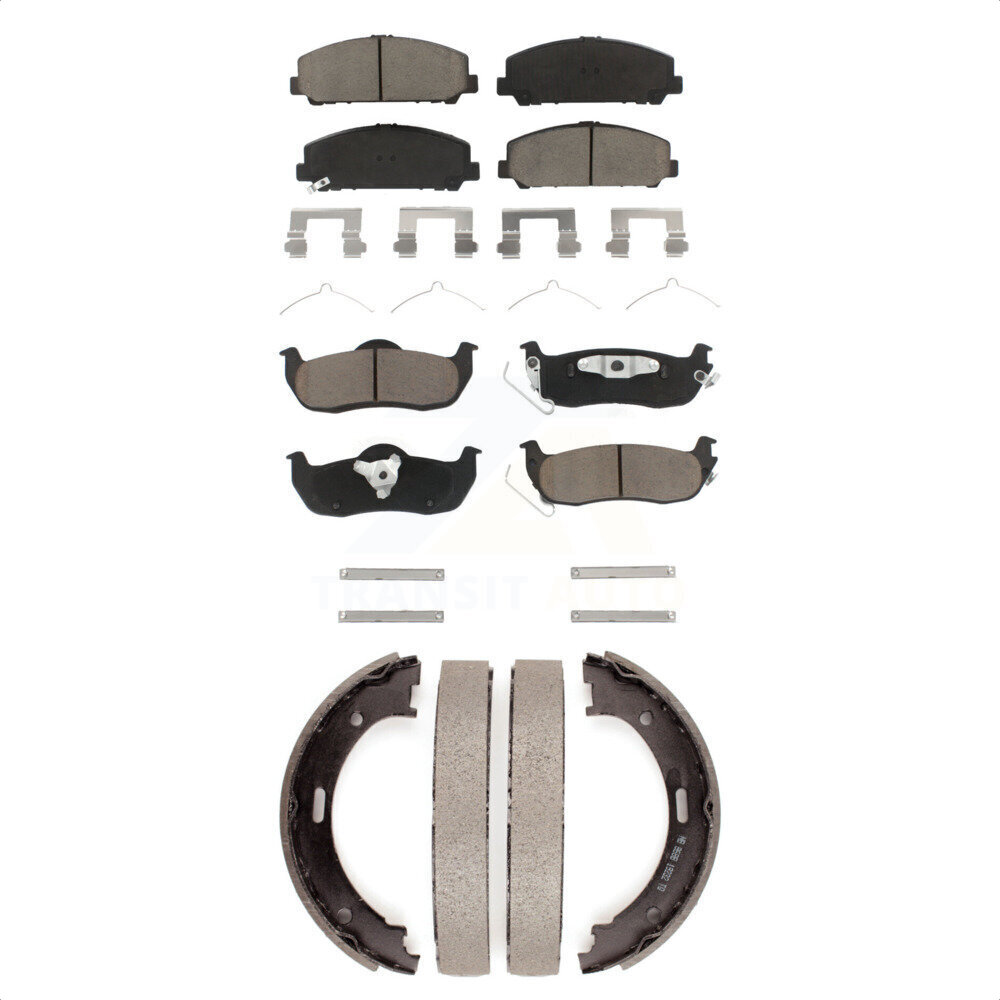 Transit Auto - KCN-100112 - Front and Rear Disc Brake Pad Kits
