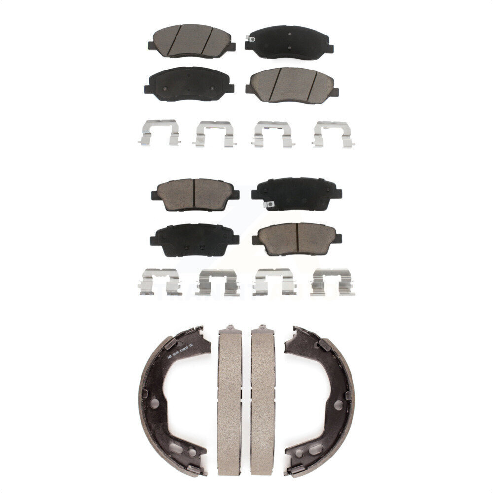 Transit Auto - KCN-100115 - Front and Rear Disc Brake Pad Kits