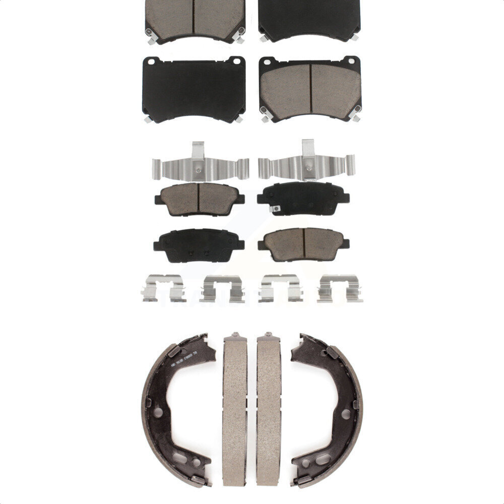 Transit Auto - KCN-100116 - Front and Rear Disc Brake Pad Kits
