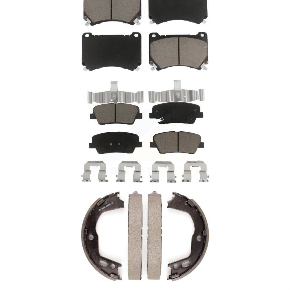 Transit Auto - KCN-100118 - Front and Rear Disc Brake Pad Kits