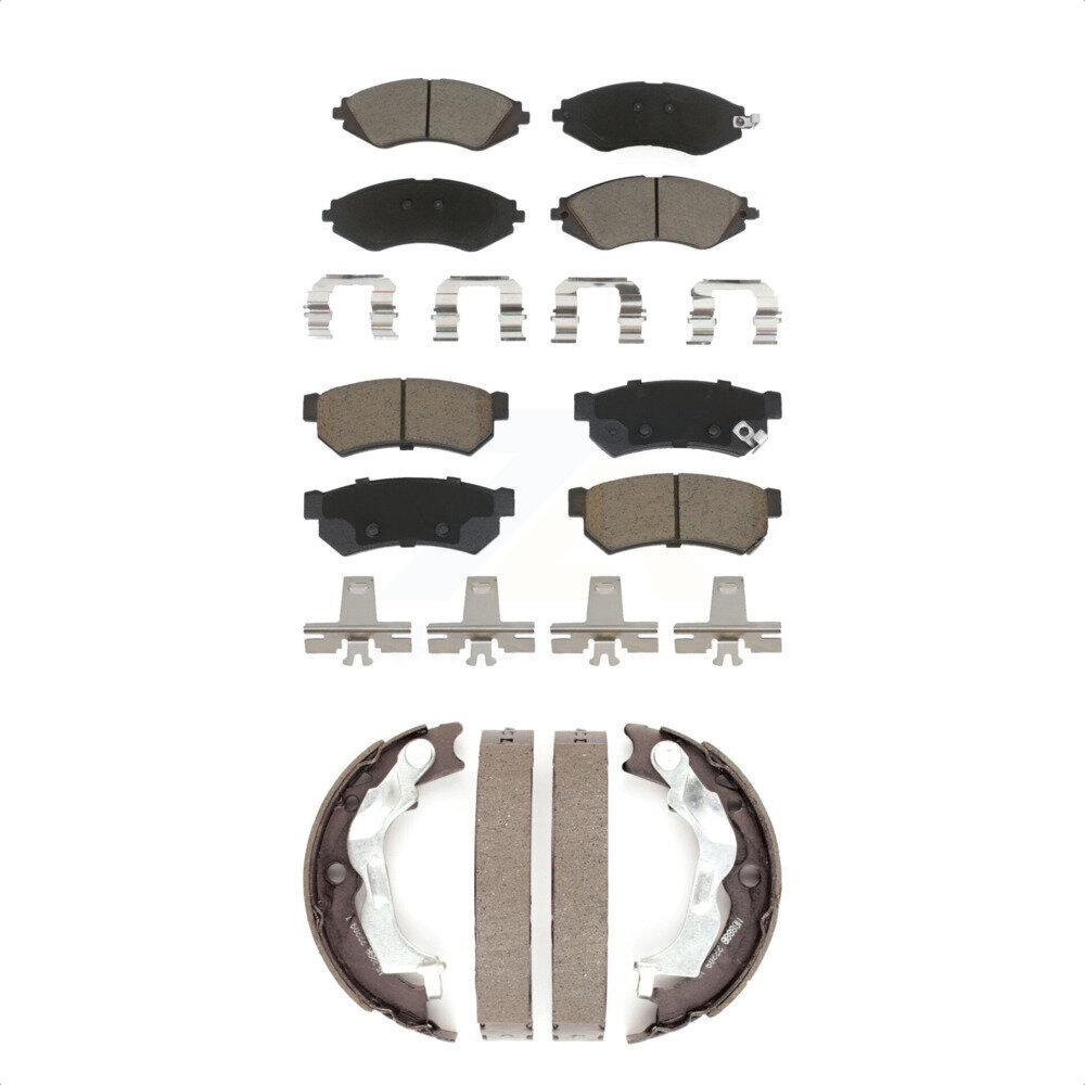 Transit Auto - KCN-100120 - Front and Rear Disc Brake Pad Kits