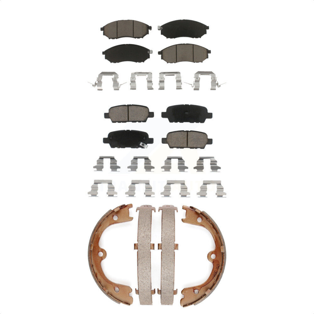 Transit Auto - KCN-100121 - Front and Rear Disc Brake Pad Kits