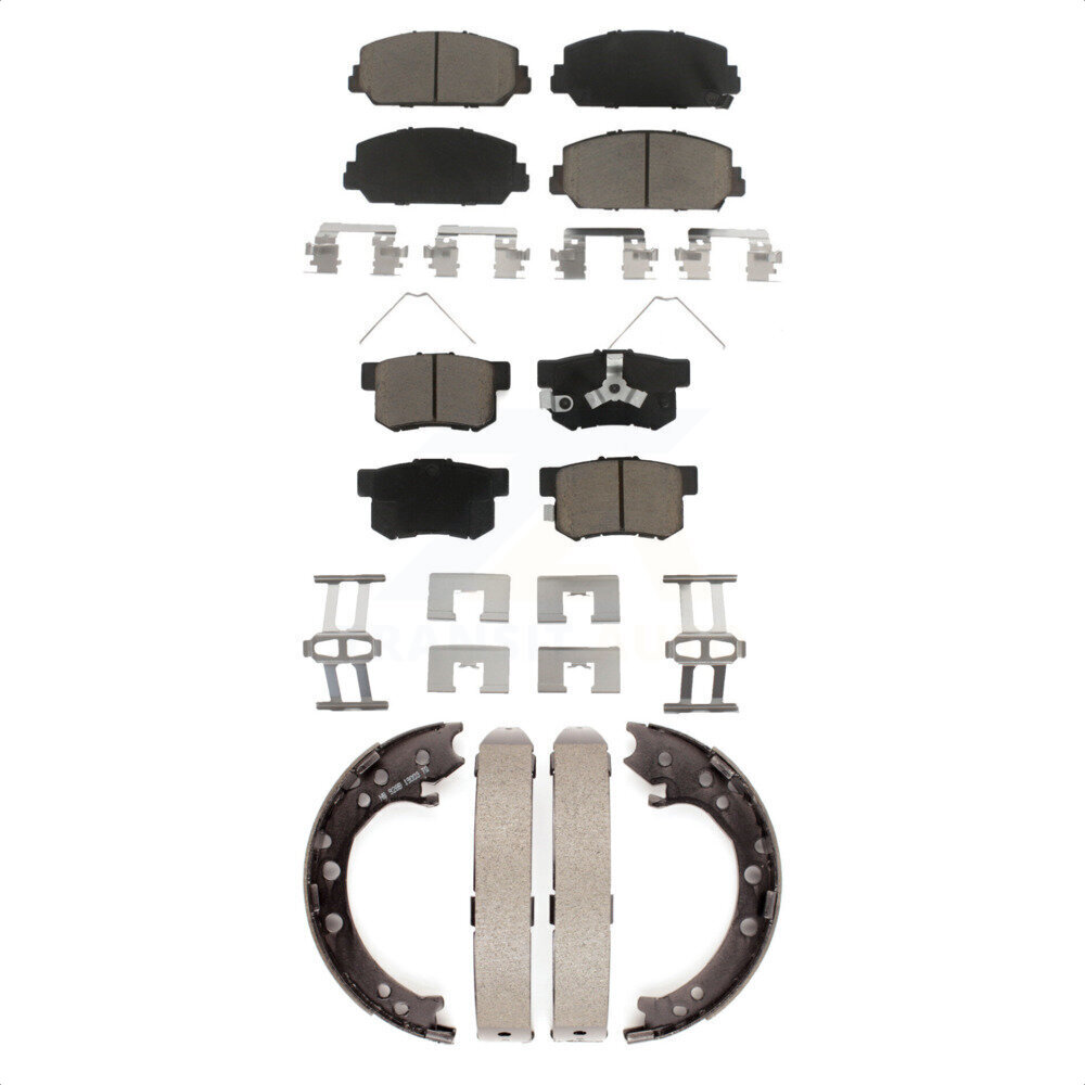 Transit Auto - KCN-100123 - Front and Rear Disc Brake Pad Kits