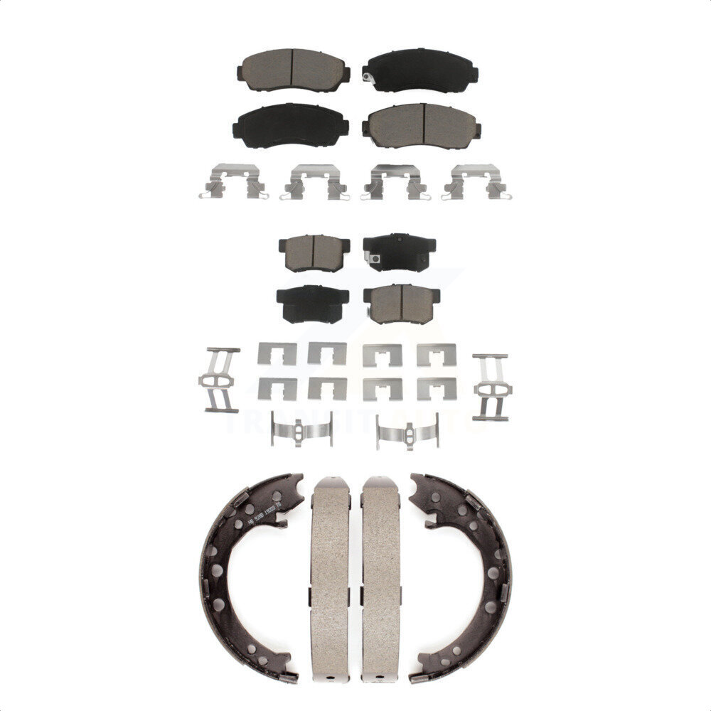 Transit Auto - KCN-100126 - Front and Rear Disc Brake Pad Kits