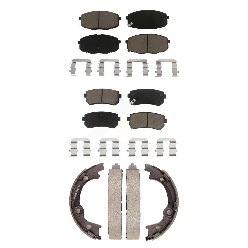 Transit Auto - KCN-100128 - Front and Rear Disc Brake Pad Kits