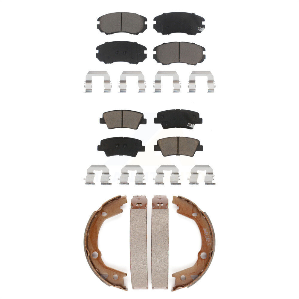 Transit Auto - KCN-100130 - Front and Rear Disc Brake Pad Kits