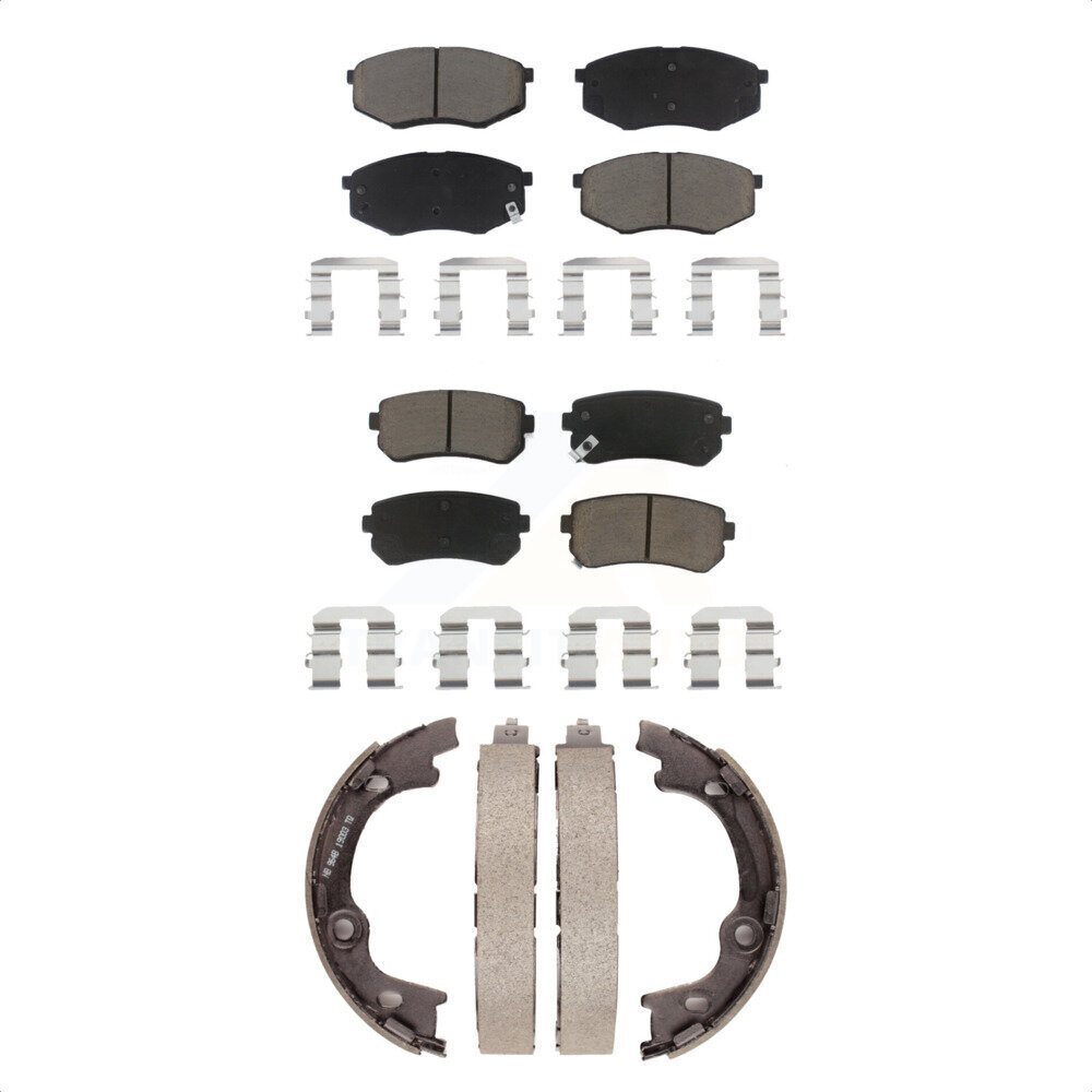 Transit Auto - KCN-100131 - Front and Rear Disc Brake Pad Kits