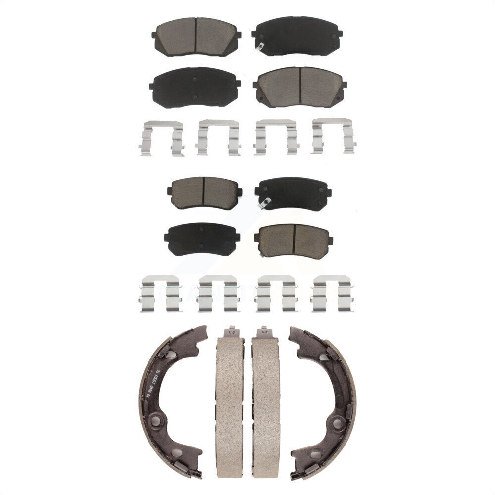 Transit Auto - KCN-100132 - Front and Rear Disc Brake Pad Kits