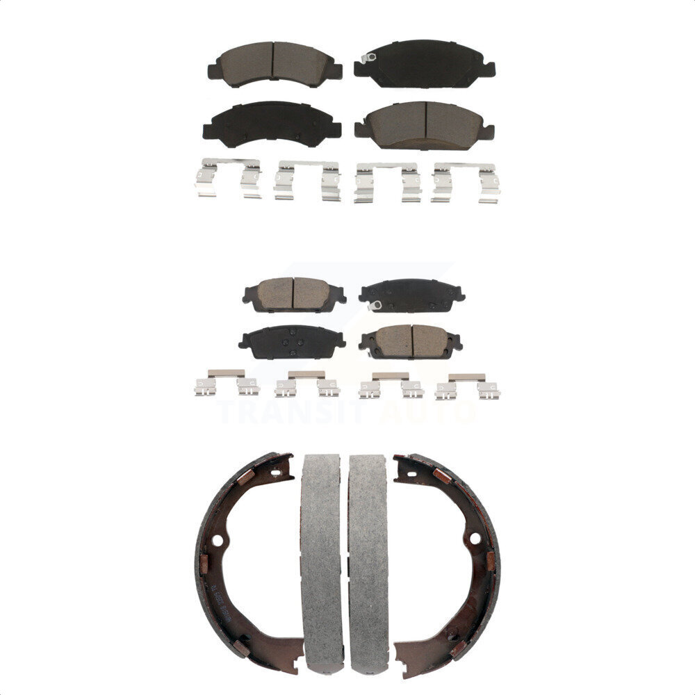 Transit Auto - KCN-100133 - Front and Rear Disc Brake Pad Kits