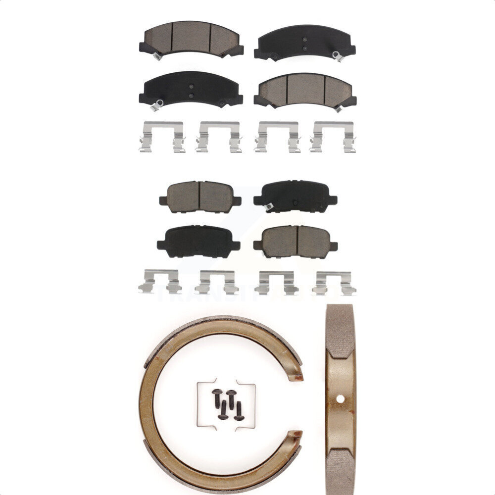 Transit Auto - KCN-100140 - Front and Rear Disc Brake Pad Kits
