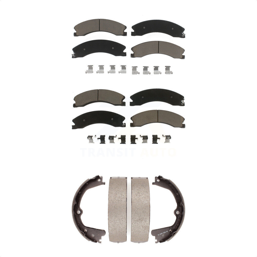 Transit Auto - KCN-100143 - Front and Rear Disc Brake Pad Kits