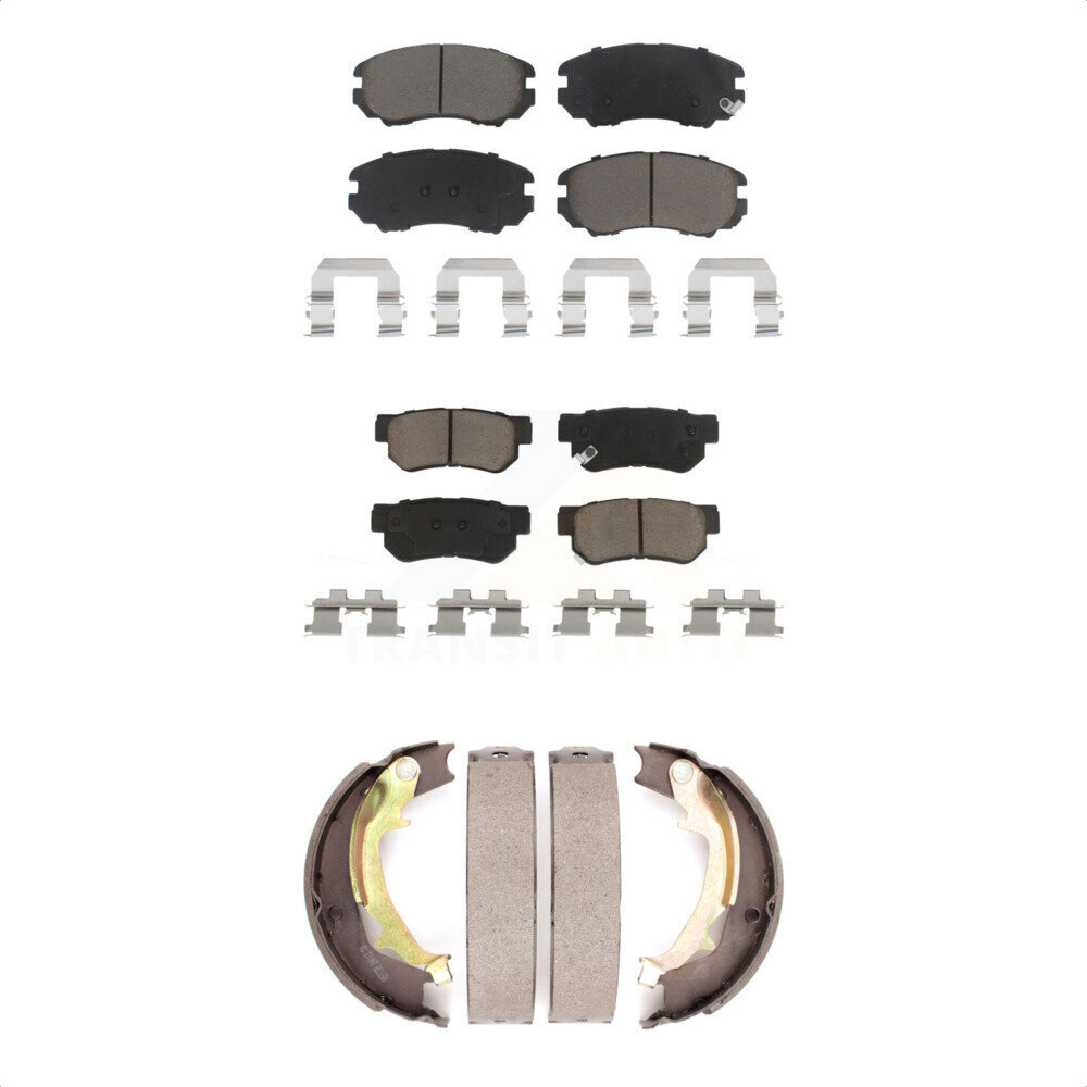 Transit Auto - KCN-100155 - Front and Rear Disc Brake Pad Kits