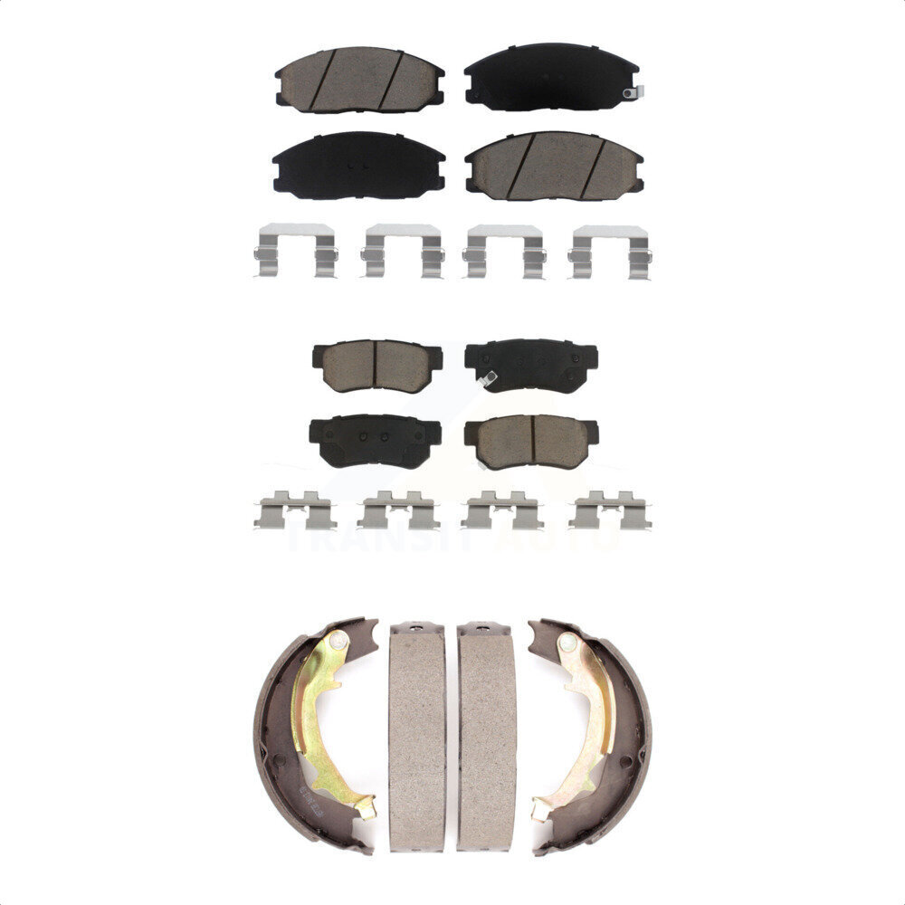 Transit Auto - KCN-100156 - Front and Rear Disc Brake Pad Kits