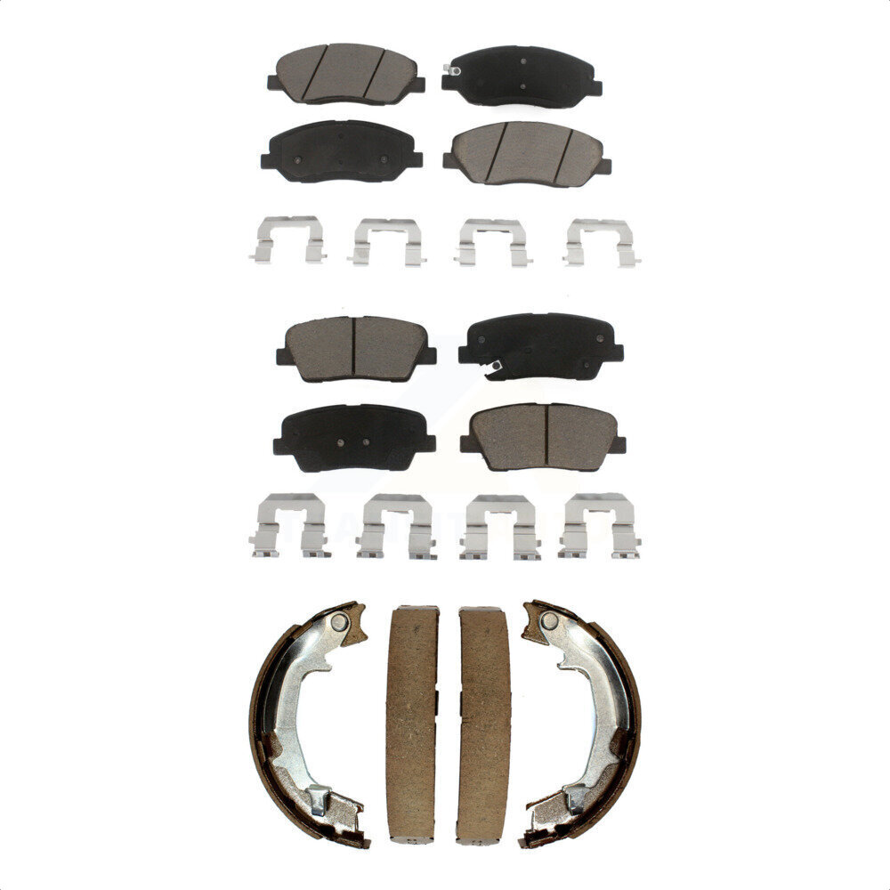Transit Auto - KCN-100157 - Front and Rear Disc Brake Pad Kits