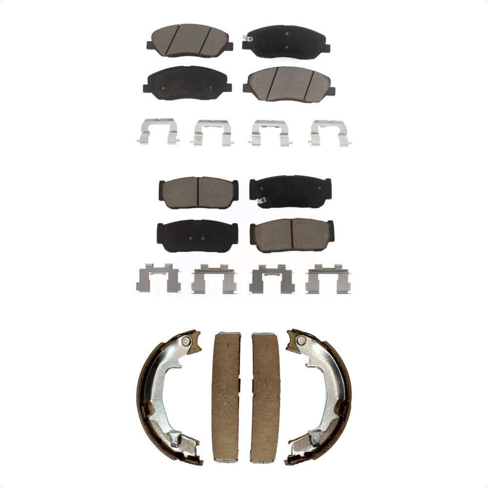 Transit Auto - KCN-100158 - Front and Rear Disc Brake Pad Kits