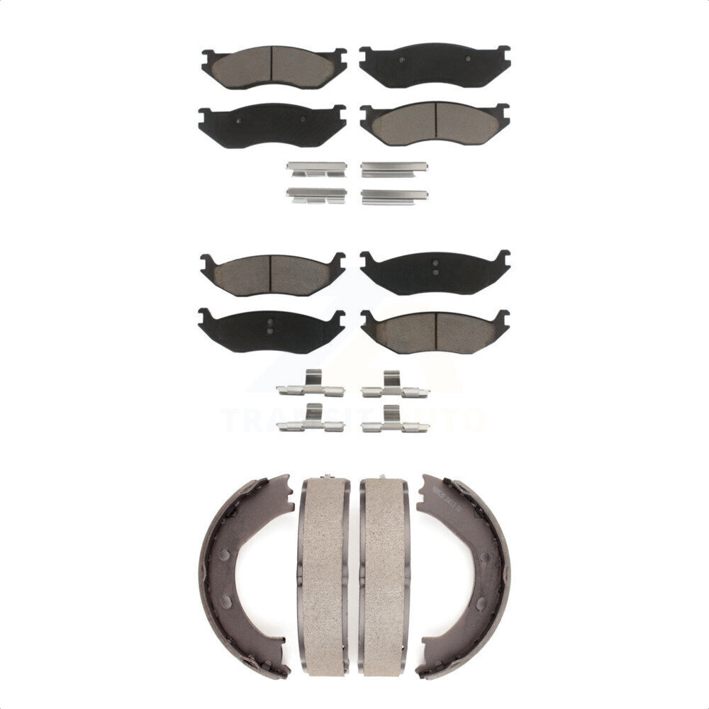 Transit Auto - KCN-100160 - Front and Rear Disc Brake Pad Kits