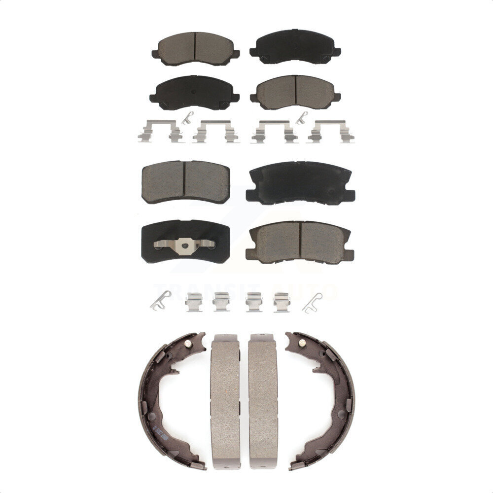 Transit Auto - KCN-100170 - Front and Rear Disc Brake Pad Kits