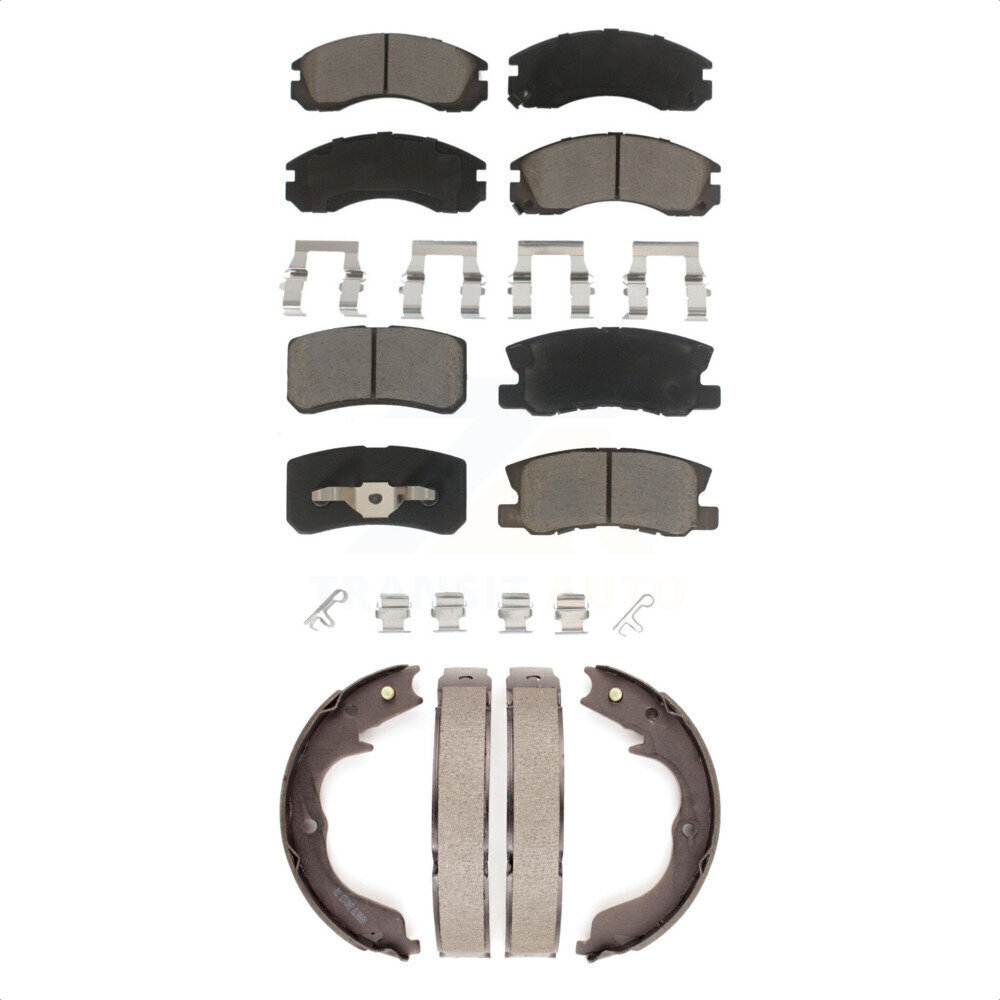 Transit Auto - KCN-100171 - Front and Rear Disc Brake Pad Kits