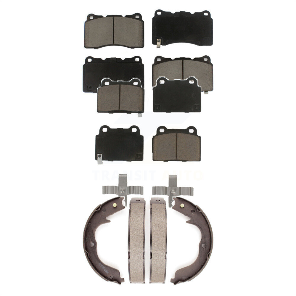 Transit Auto - KCN-100172 - Front and Rear Disc Brake Pad Kits