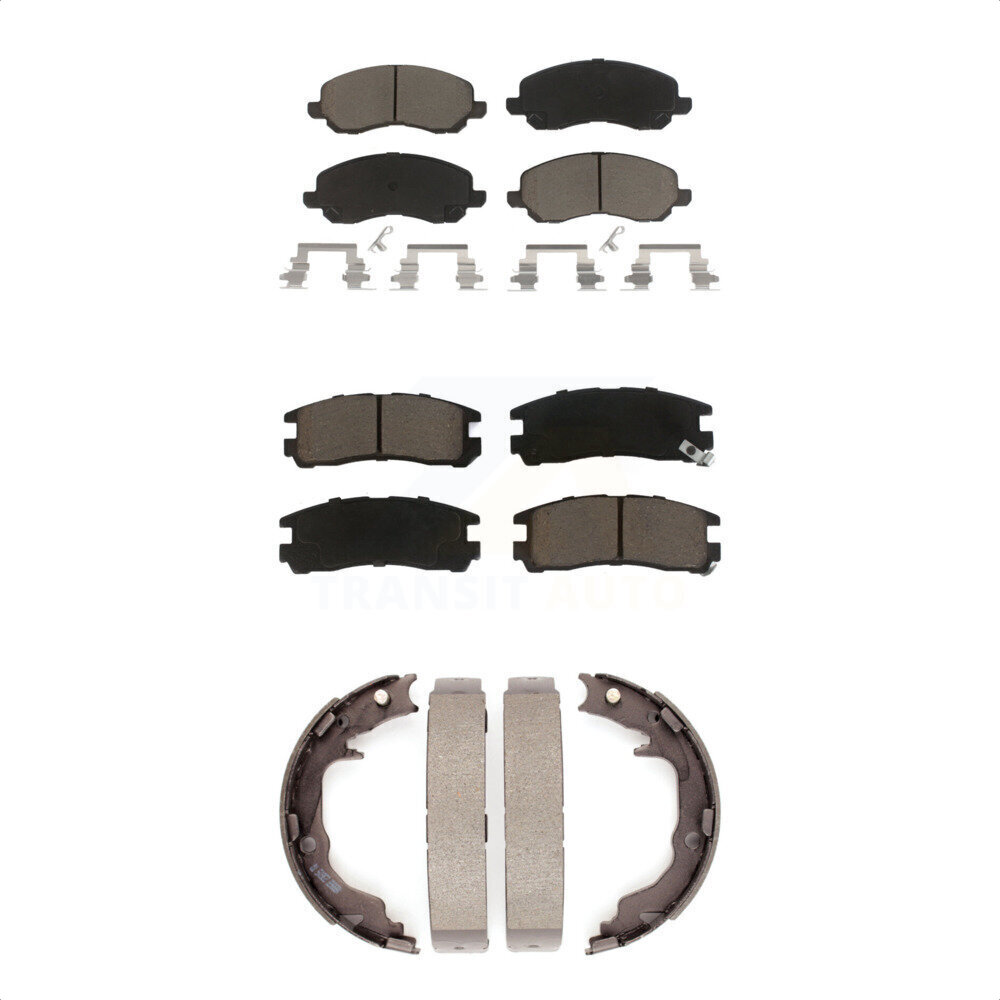 Transit Auto - KCN-100173 - Front and Rear Disc Brake Pad Kits