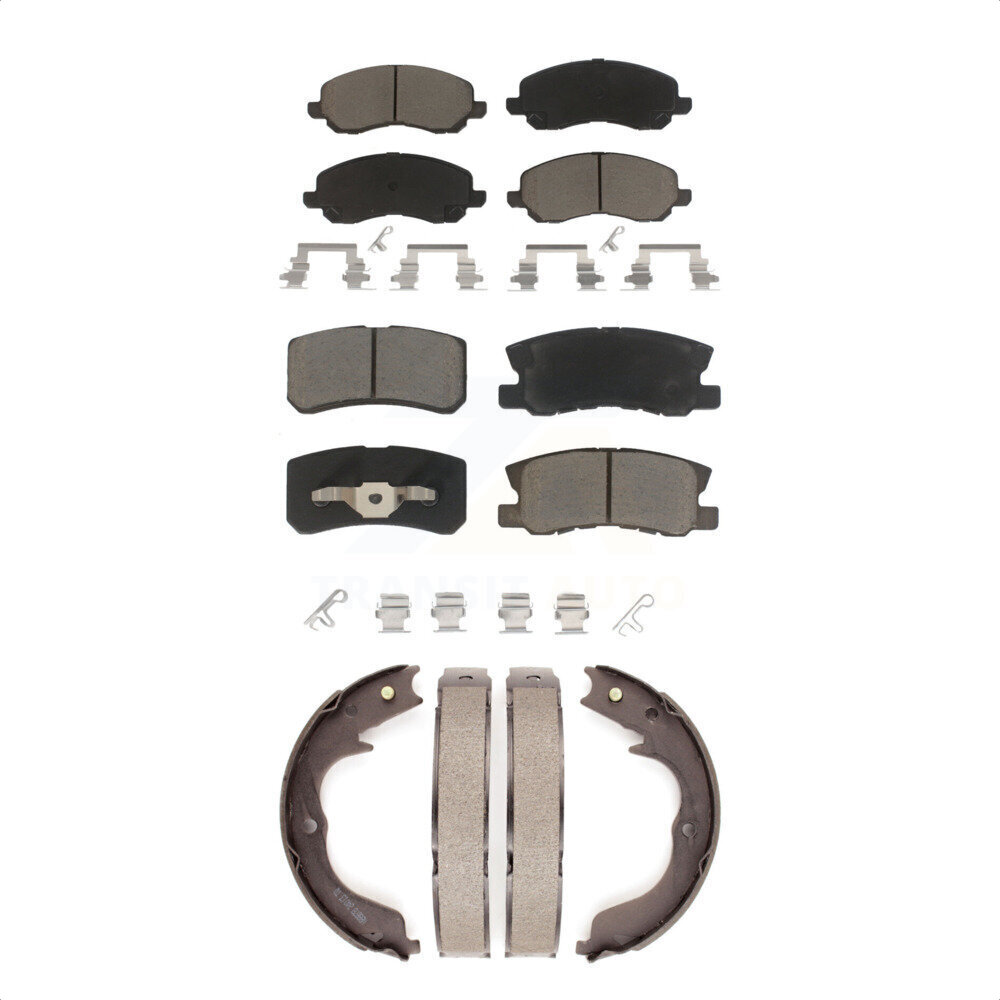 Transit Auto - KCN-100174 - Front and Rear Disc Brake Pad Kits