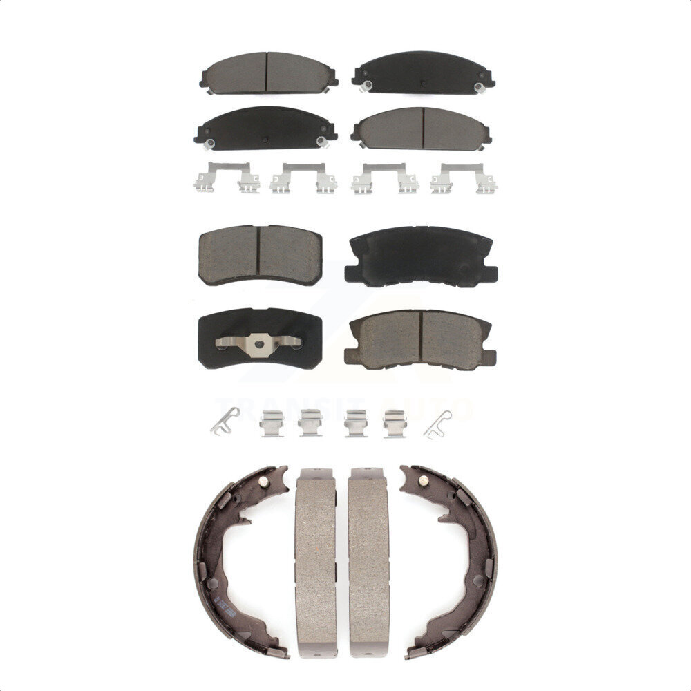 Transit Auto - KCN-100175 - Front and Rear Disc Brake Pad Kits