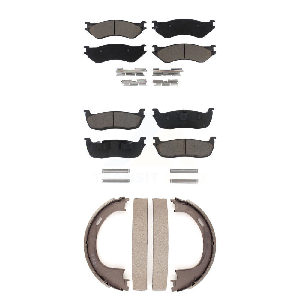 Transit Auto - KCN-100176 - Front and Rear Disc Brake Pad Kits