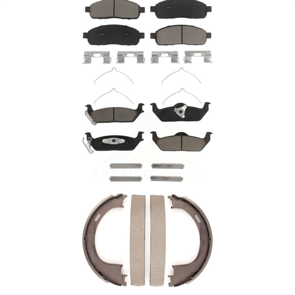 Transit Auto - KCN-100177 - Front and Rear Disc Brake Pad Kits