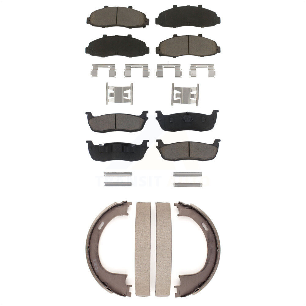 Transit Auto - KCN-100178 - Front and Rear Disc Brake Pad Kits