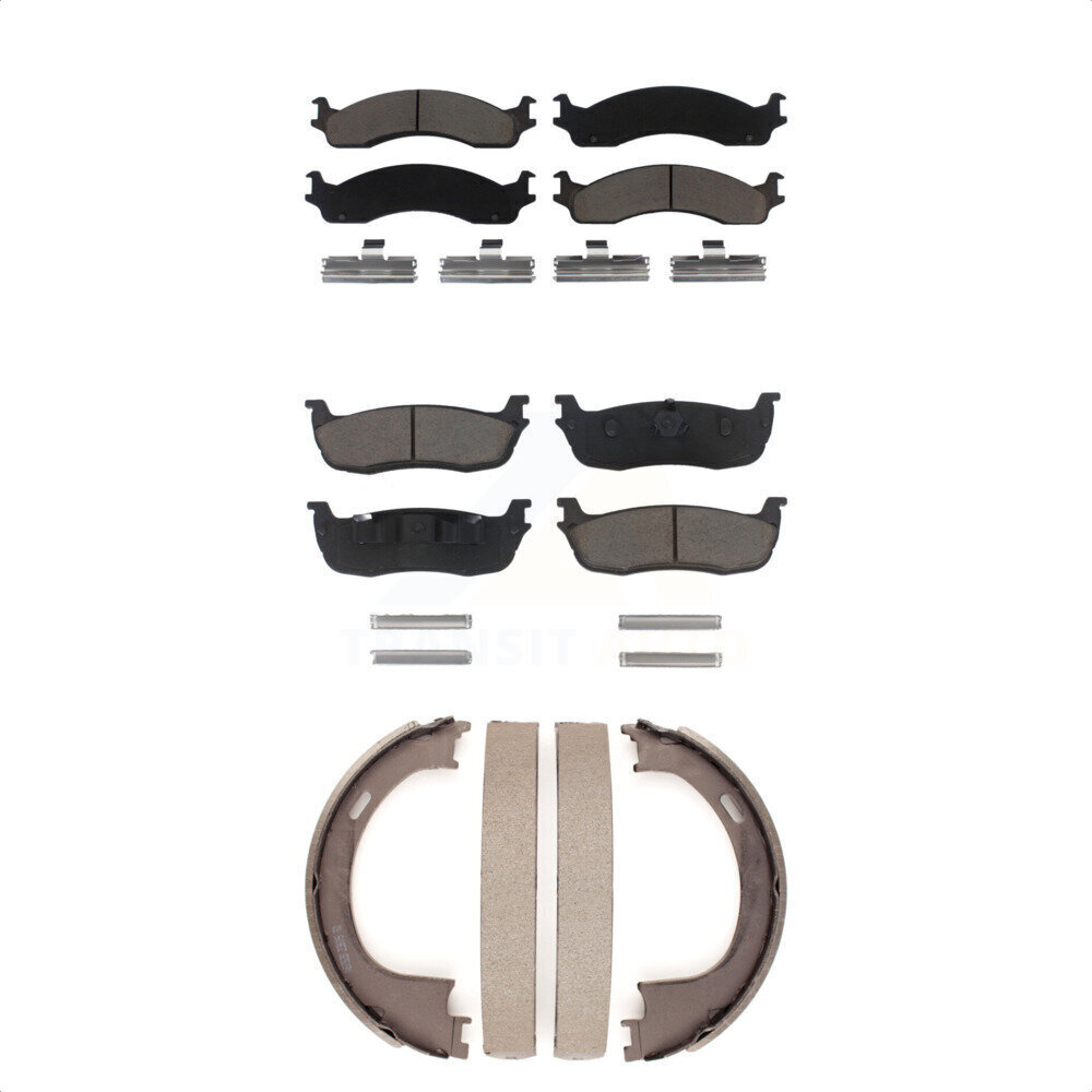 Transit Auto - KCN-100179 - Front and Rear Disc Brake Pad Kits