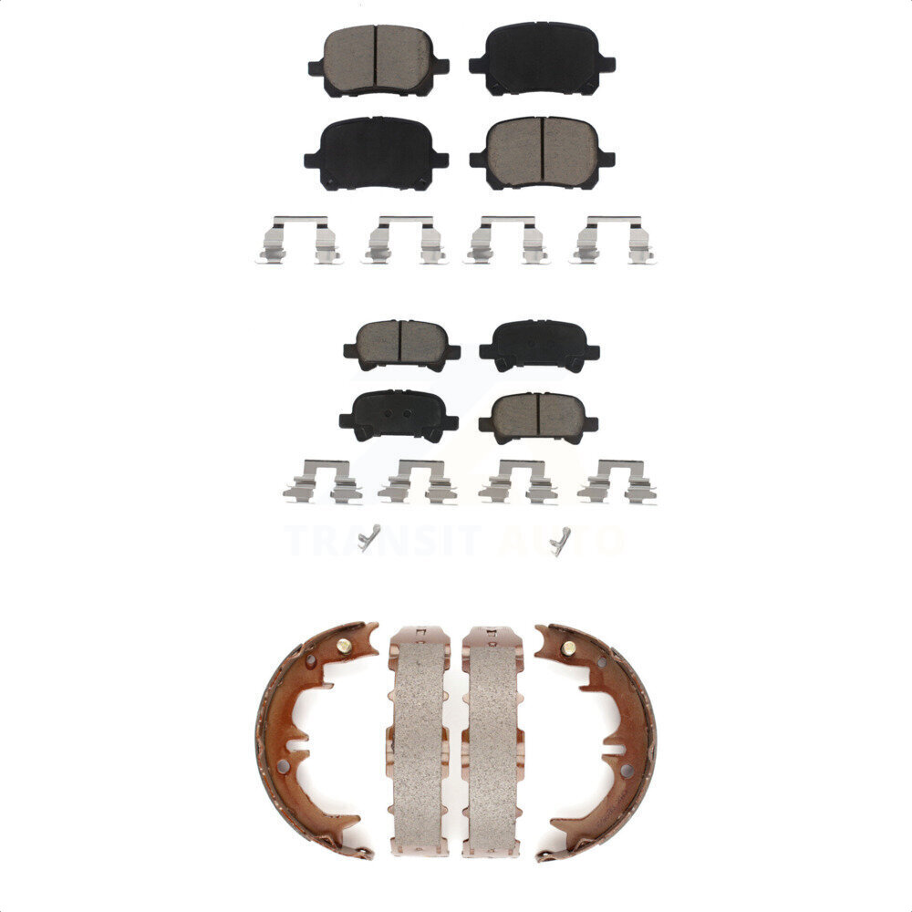 Transit Auto - KCN-100181 - Front and Rear Disc Brake Pad Kits