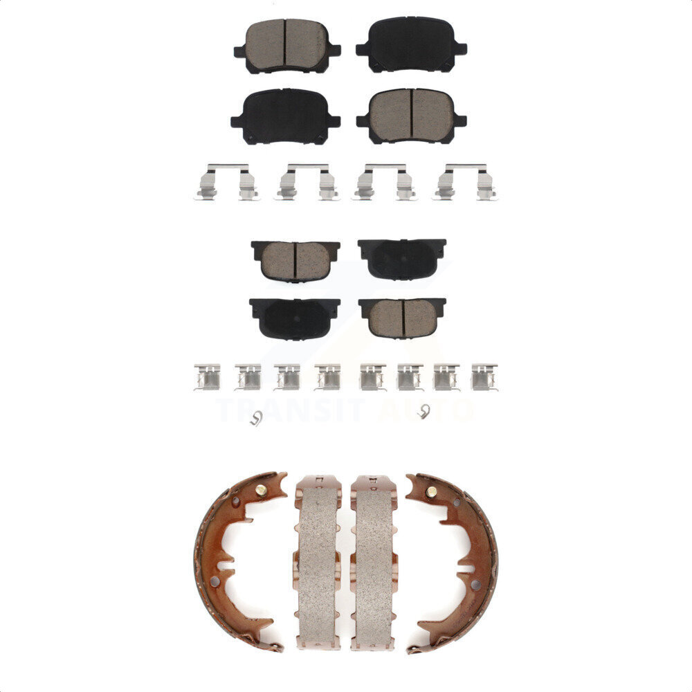 Transit Auto - KCN-100182 - Front and Rear Disc Brake Pad Kits