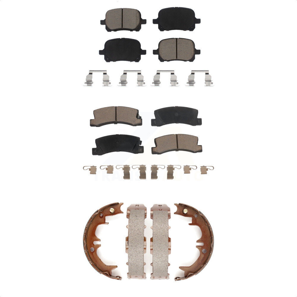 Transit Auto - KCN-100186 - Front and Rear Disc Brake Pad Kits