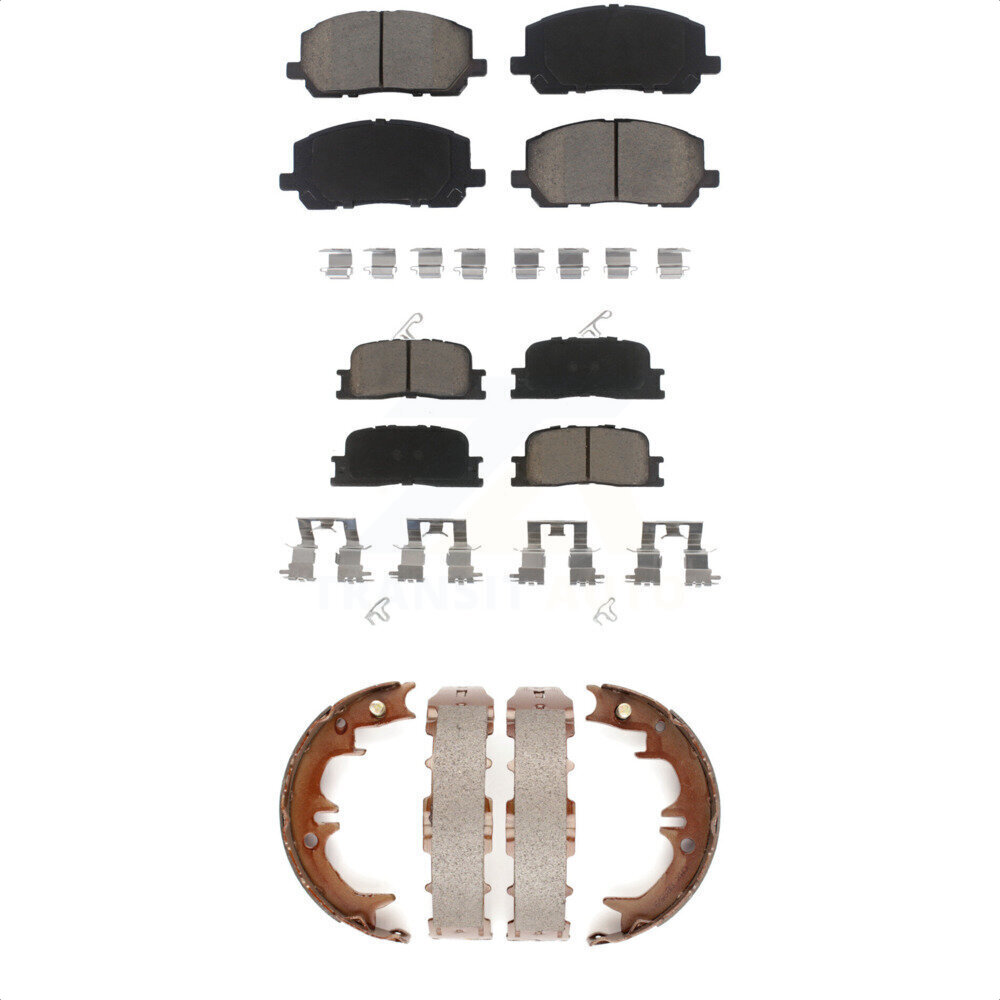 Transit Auto - KCN-100187 - Front and Rear Disc Brake Pad Kits