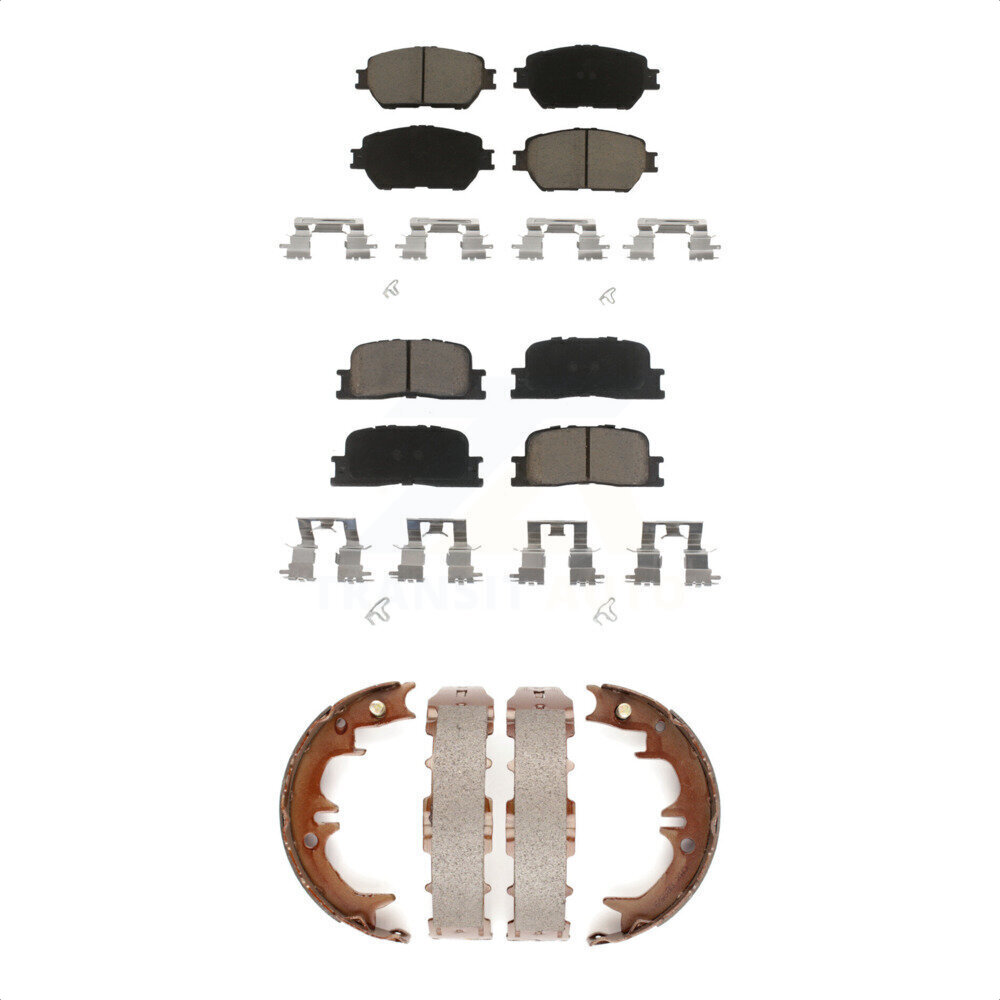 Transit Auto - KCN-100190 - Front and Rear Disc Brake Pad Kits