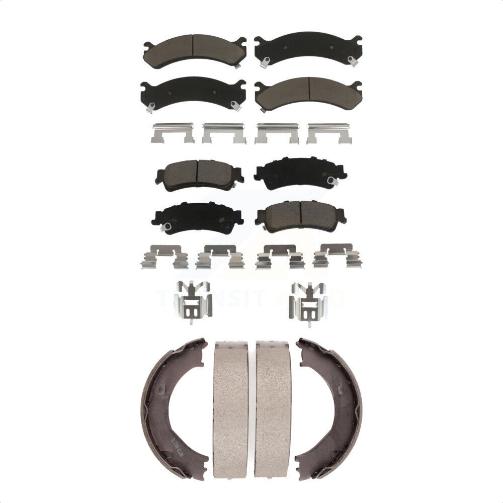 Transit Auto - KCN-100201 - Front and Rear Disc Brake Pad Kits